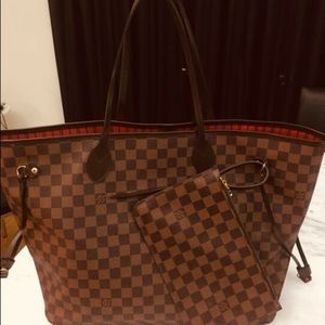 Authentic New Louis Vuitton Neverfull MM NM Purse